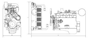 دیزل ژنراتور کامینز NTA855-G4