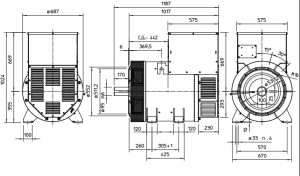 ژنراتور مکالته مدل ECO 40-3S4