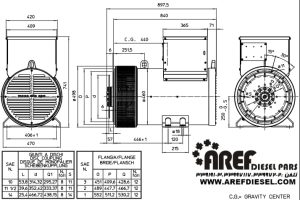 ژنراتور مکالته مدل ECP 34-2L4