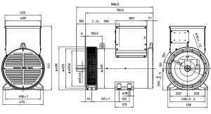 ژنراتور مکالته مدل ECP 34-2L4